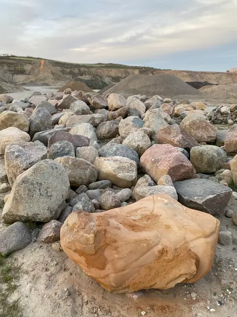 Store og udsøgte sten
